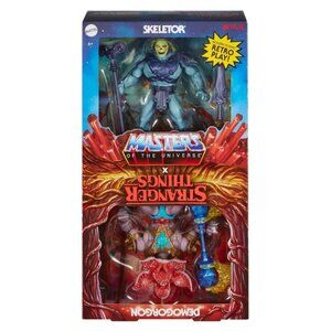 Stranger Things Demogorgon x Skeletor Action Figures Set of 2 Masters Universe